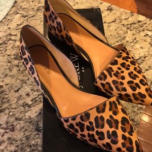 Zoe Calf Hair D’Orsay Flats Size 7.5